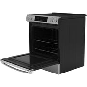 GE 30-inch Slide-in Electric Range with Crisp Mode GRS500PVSS