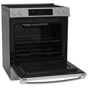 GE 30-inch Slide-in Electric Range with Crisp Mode GRS500PVSS