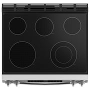 GE 30-inch Slide-in Electric Range with Crisp Mode GRS500PVSS