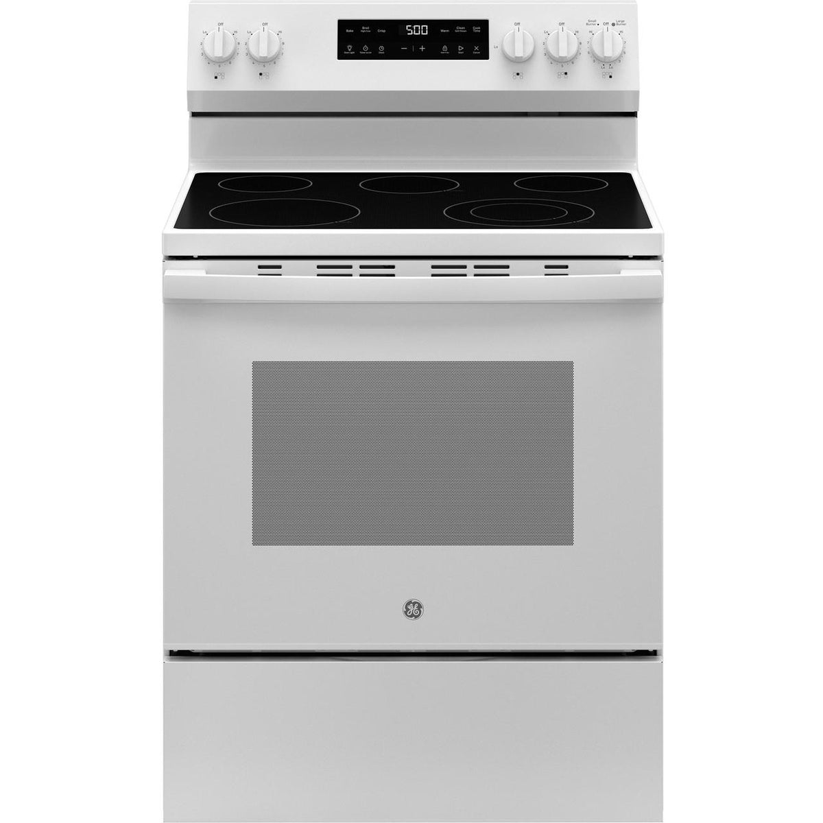 GE 30-inch Freestanding Electric Range GRF500PVWW