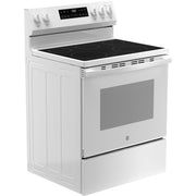 GE 30-inch Freestanding Electric Range GRF500PVWW