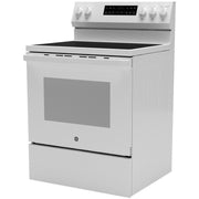 GE 30-inch Freestanding Electric Range GRF500PVWW
