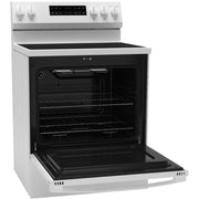 GE 30-inch Freestanding Electric Range GRF500PVWW