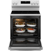 GE 30-inch Freestanding Electric Range GRF500PVWW