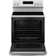 GE 30-inch Freestanding Electric Range GRF500PVWW