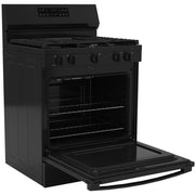 GE 30-inch Freestanding Gas Range with Center Oval Burner GGF500PVBB
