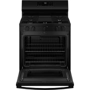 GE 30-inch Freestanding Gas Range with Center Oval Burner GGF500PVBB