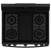 GE 30-inch Freestanding Gas Range with Center Oval Burner GGF500PVBB