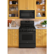 GE 30-inch Freestanding Gas Range with Center Oval Burner GGF500PVBB