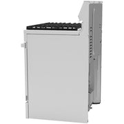 GE 30-inch Freestanding Gas Range with Center Oval Burner GGF500PVWW