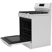 GE 30-inch Freestanding Gas Range with Center Oval Burner GGF500PVWW