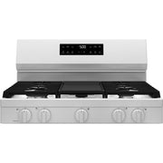 GE 30-inch Freestanding Gas Range with Center Oval Burner GGF500PVWW