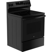 GE 30-inch Freestanding Electric Range GRF500PVBB