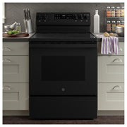 GE 30-inch Freestanding Electric Range GRF500PVBB