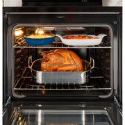 GE 30-inch Freestanding Electric Range GRF500PVBB