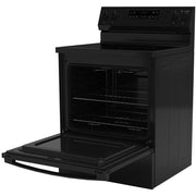 GE 30-inch Freestanding Electric Range with Steam Clean GRF400SVBB