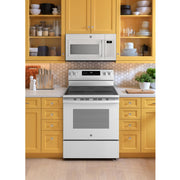 GE 30-inch Freestanding Electric Range with Convection Technology GRF600AVWW