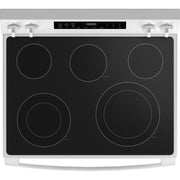 GE 30-inch Freestanding Electric Range with Convection Technology GRF600AVWW