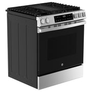 GE 30-inch Slide-in Gas Range with Griddle GGS500SVSS