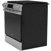 GE 30-inch Slide-in Gas Range with Griddle GGS500SVSS