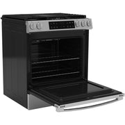 GE 30-inch Slide-in Gas Range with Griddle GGS500SVSS