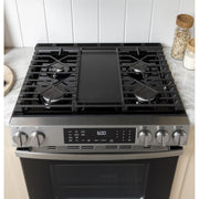 GE 30-inch Slide-in Gas Range with Griddle GGS500SVSS