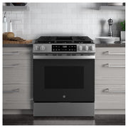 GE 30-inch Slide-in Gas Range with Griddle GGS500SVSS
