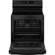 GE 30-inch Freestanding Electric Range with Convection Technology GRF600AVBB