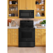 GE 30-inch Freestanding Electric Range with Convection Technology GRF600AVBB