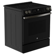 GE 30-inch Slide-in Electric Range with Convection Technology GRS600AVDS