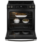 GE 30-inch Slide-in Electric Range with Convection Technology GRS600AVDS