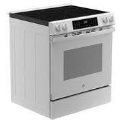 GE 30-inch Slide-in Electric Range with Convection Technology GRS600AVWW