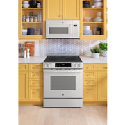 GE 30-inch Slide-in Electric Range with Convection Technology GRS600AVWW