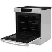 GE 30-inch Slide-in Electric Range with Convection Technology GRS600AVWW