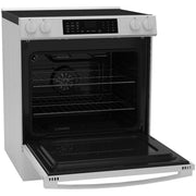 GE 30-inch Slide-in Electric Range with Convection Technology GRS600AVWW