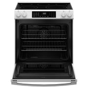 GE 30-inch Slide-in Electric Range with Convection Technology GRS600AVWW