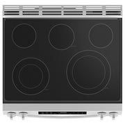 GE 30-inch Slide-in Electric Range with Convection Technology GRS600AVWW