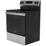 GE 30-inch Freestanding Electric Range with SmartHQ™ GRF400PVSS