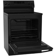 GE 30-inch Freestanding Electric Range with SmartHQ™ GRF400PVBB