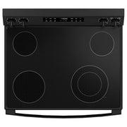 GE 30-inch Freestanding Electric Range with SmartHQ™ GRF400PVBB
