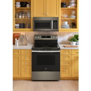 GE 30-inch Freestanding Electric Range with Convection Technology GRF600AVES