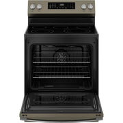 GE 30-inch Freestanding Electric Range with Convection Technology GRF600AVES