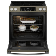 GE 30-inch Slide-in Electric Range with Convection Technology GRS600AVES