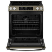GE 30-inch Slide-in Electric Range with Convection Technology GRS600AVES