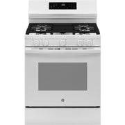 GE 30-inch Freestanding Gas Range with Convection Technology GGF600AVWW