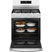 GE 30-inch Freestanding Gas Range with Convection Technology GGF600AVWW
