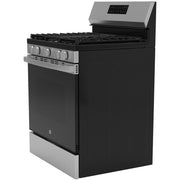 GE 30-inch Freestanding Gas Range with Center Oval Burner GGF500PVSS