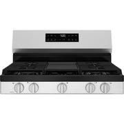 GE 30-inch Freestanding Gas Range with Center Oval Burner GGF500PVSS