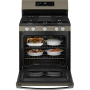 GE 30-inch Freestanding Gas Range with Convection Technology GGF600AVES