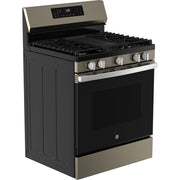 GE 30-inch Freestanding Gas Range with Convection Technology GGF600AVES